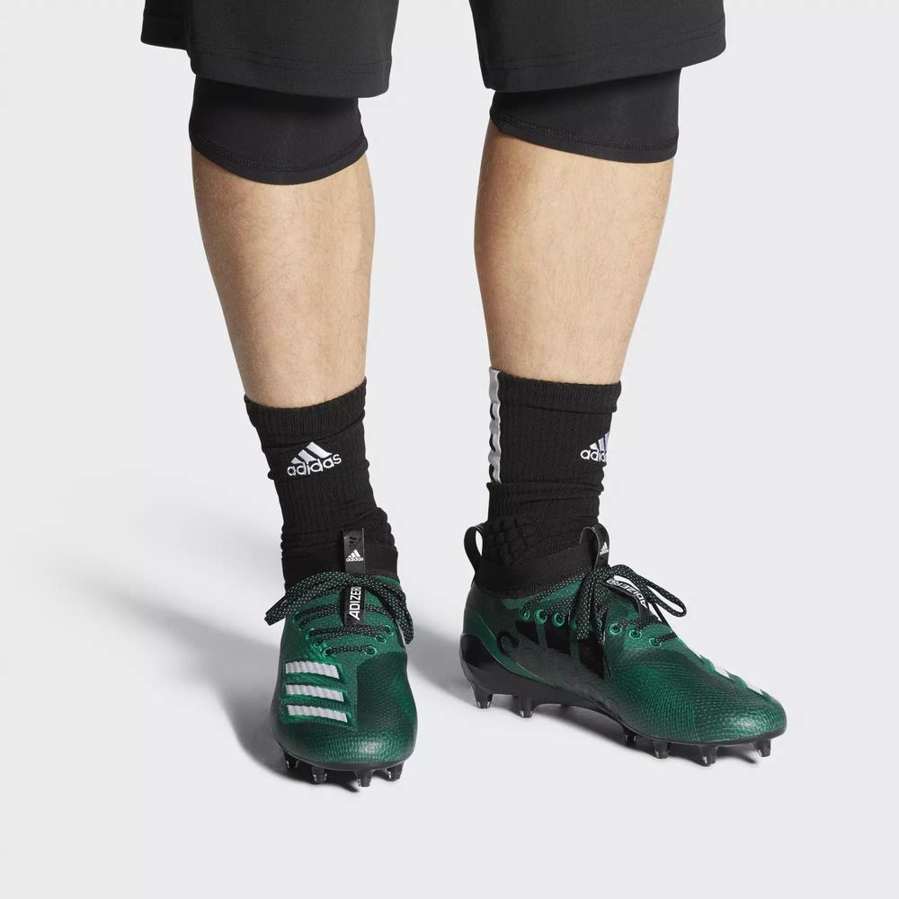 Adidas Adizero 8.0 Tacos de Futbol Verdes Para Hombre (MX-91970)